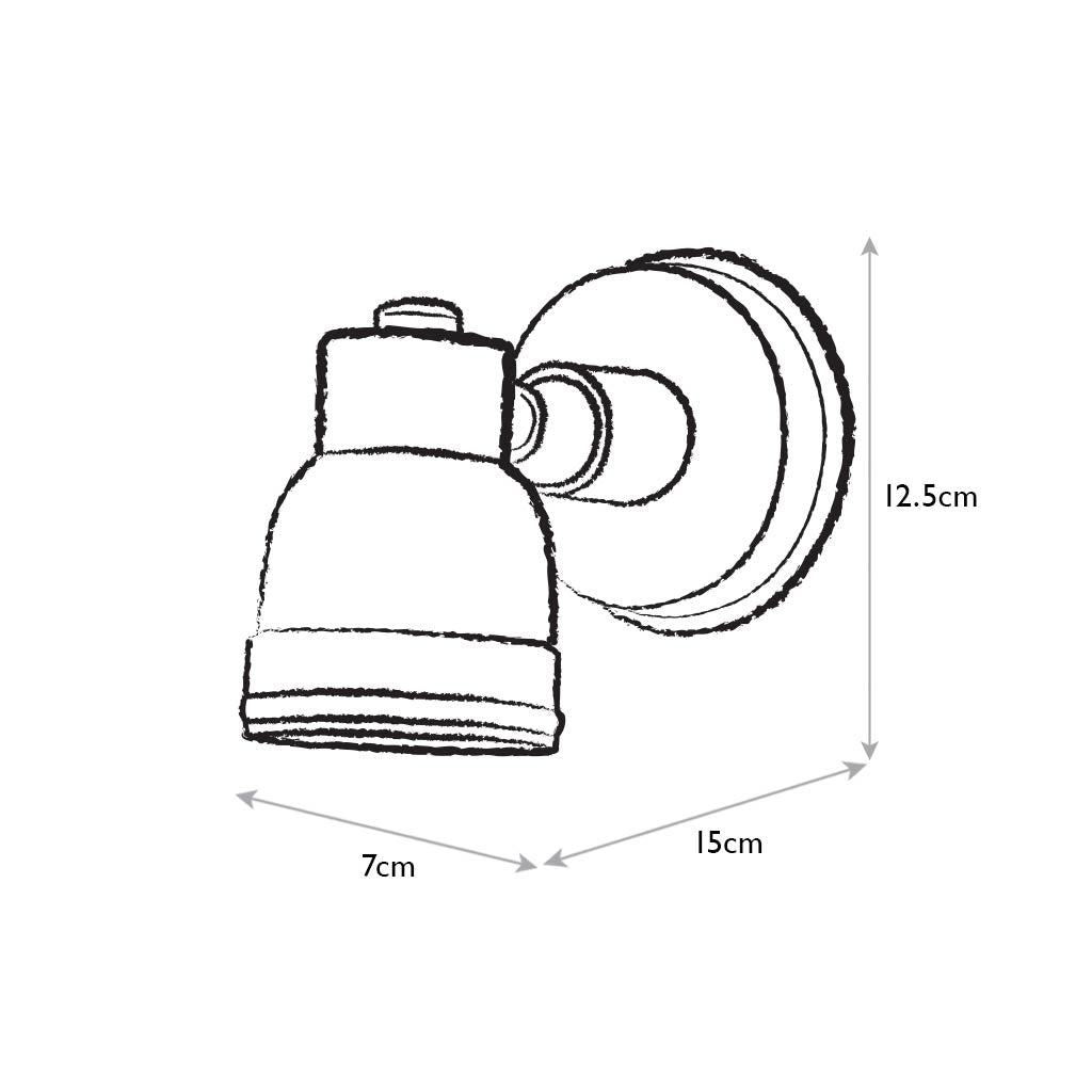 Atworth Adjustable Wall Light - Measurements