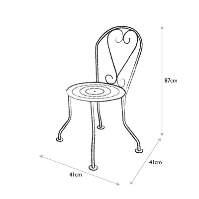 Provence Vintage BIstro Chair Measurements