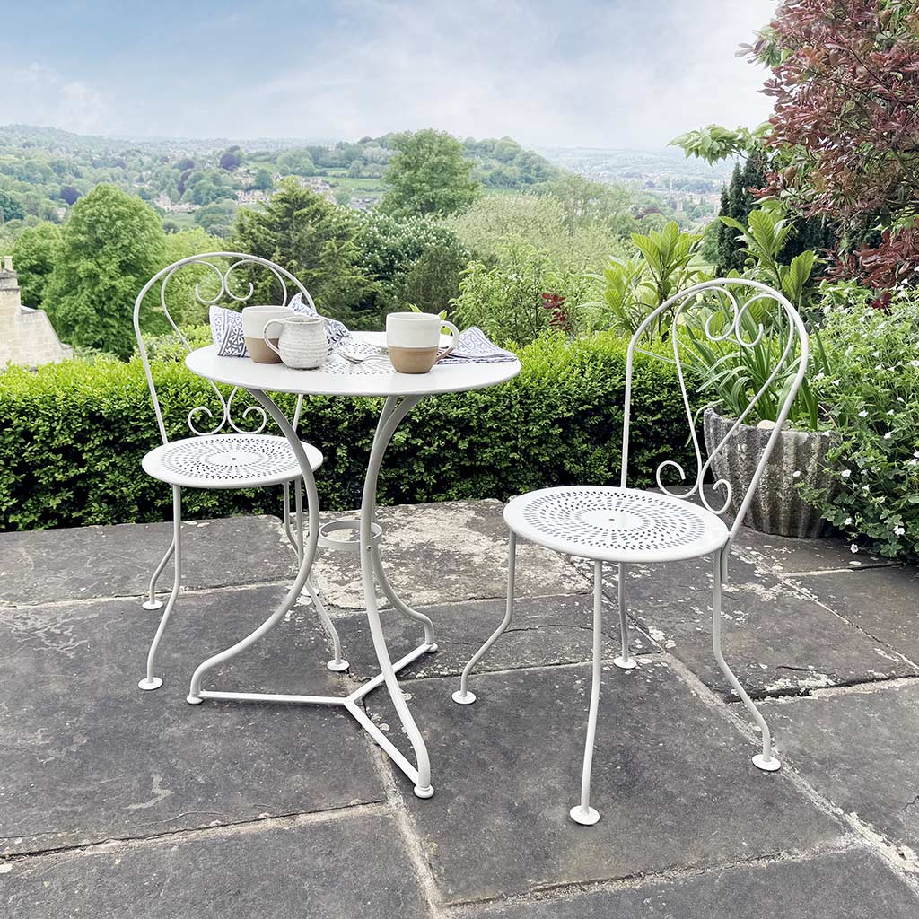 NEW! Provence Vintage Bistro Set in Bath Stone