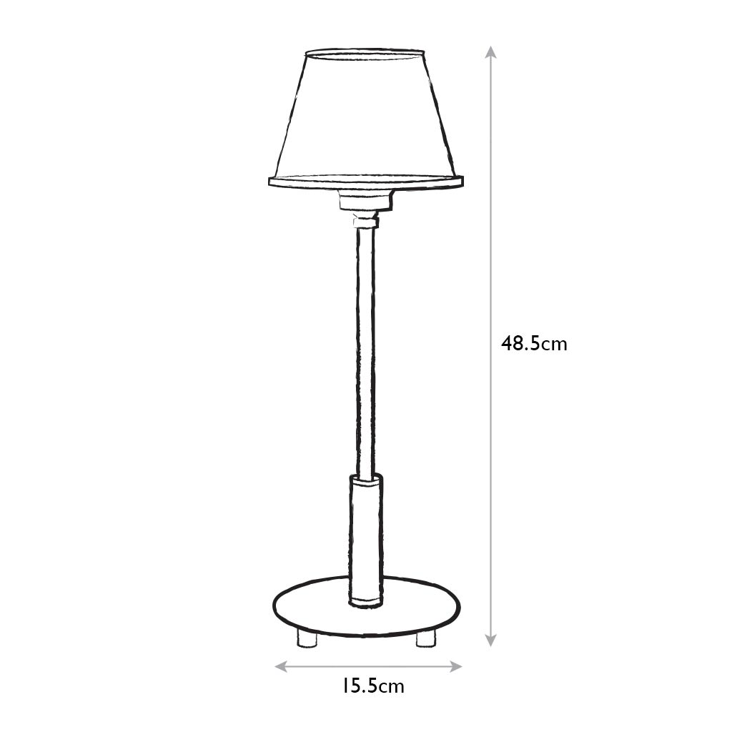 Wellow Outdoor Tealight Lantern - Measurements